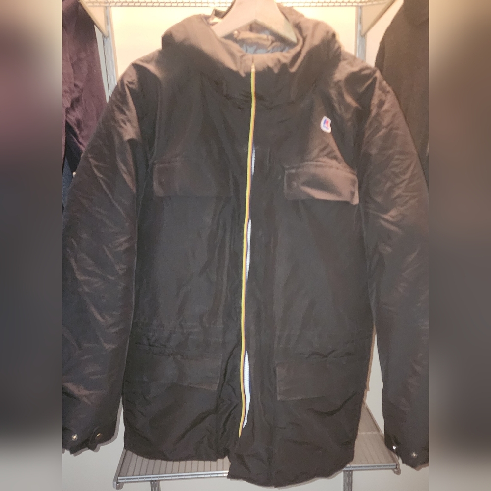 Men's Black Hooded Jacket